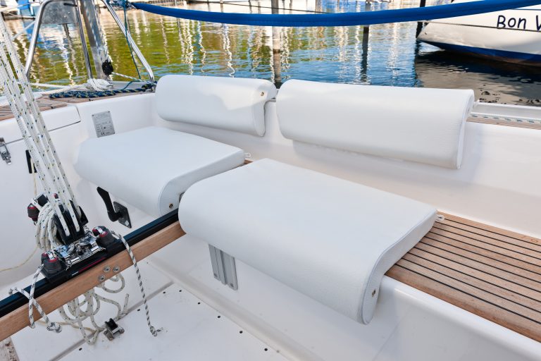 Cushions cockpit boat